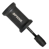 DPTOOL fuel injector remove tool with slide hammer in use for BMW engines.