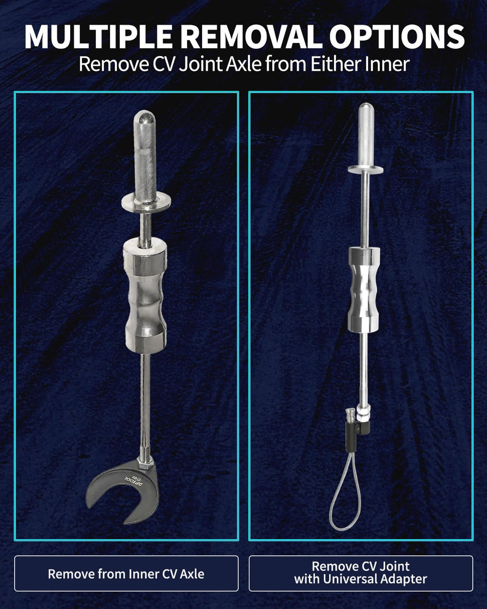 DPTOOL heavy-duty slide hammer delivers strong, consistent pulling force.
