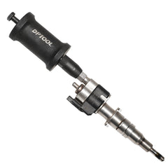 Sturdy steel construction highlights strength and longevity of the tool.