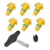 DPTOOL oil drain plug 8-pack with OEM-style fit for Ford engines.