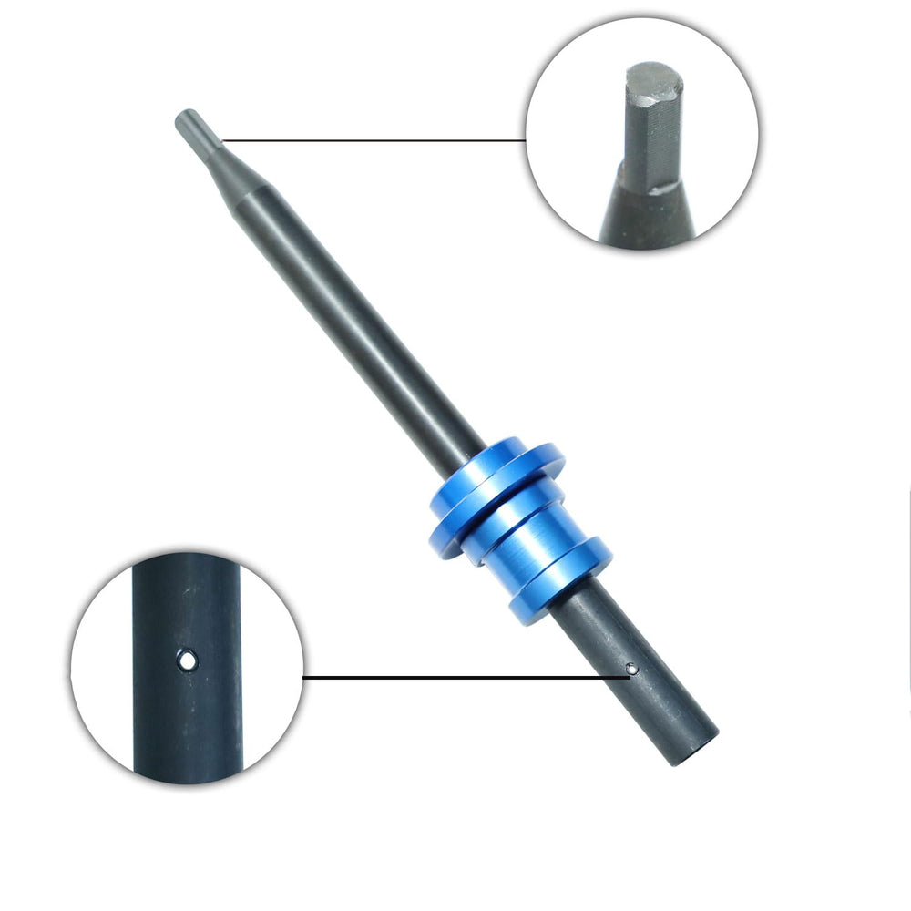 DPTOOL oil pump primer tool Chevy V8/V6 application highlights easy pre-lubing.