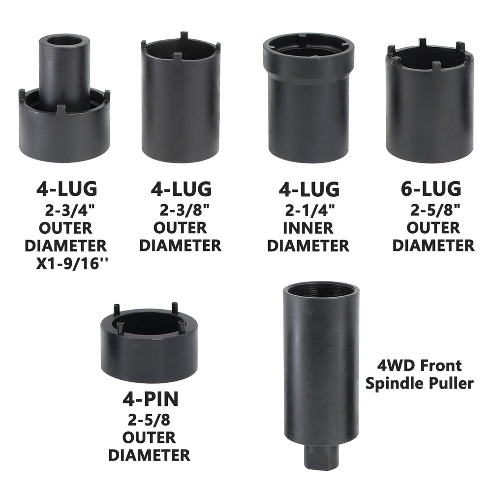 DPTOOL 2-3-4in outer 4lug socket for tight, precise fits.