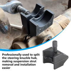 DPTOOL split hub separation in action for easier suspension work.