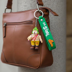 Lightweight, travel-friendly accessory ideal for keys, backpacks, and totes.
