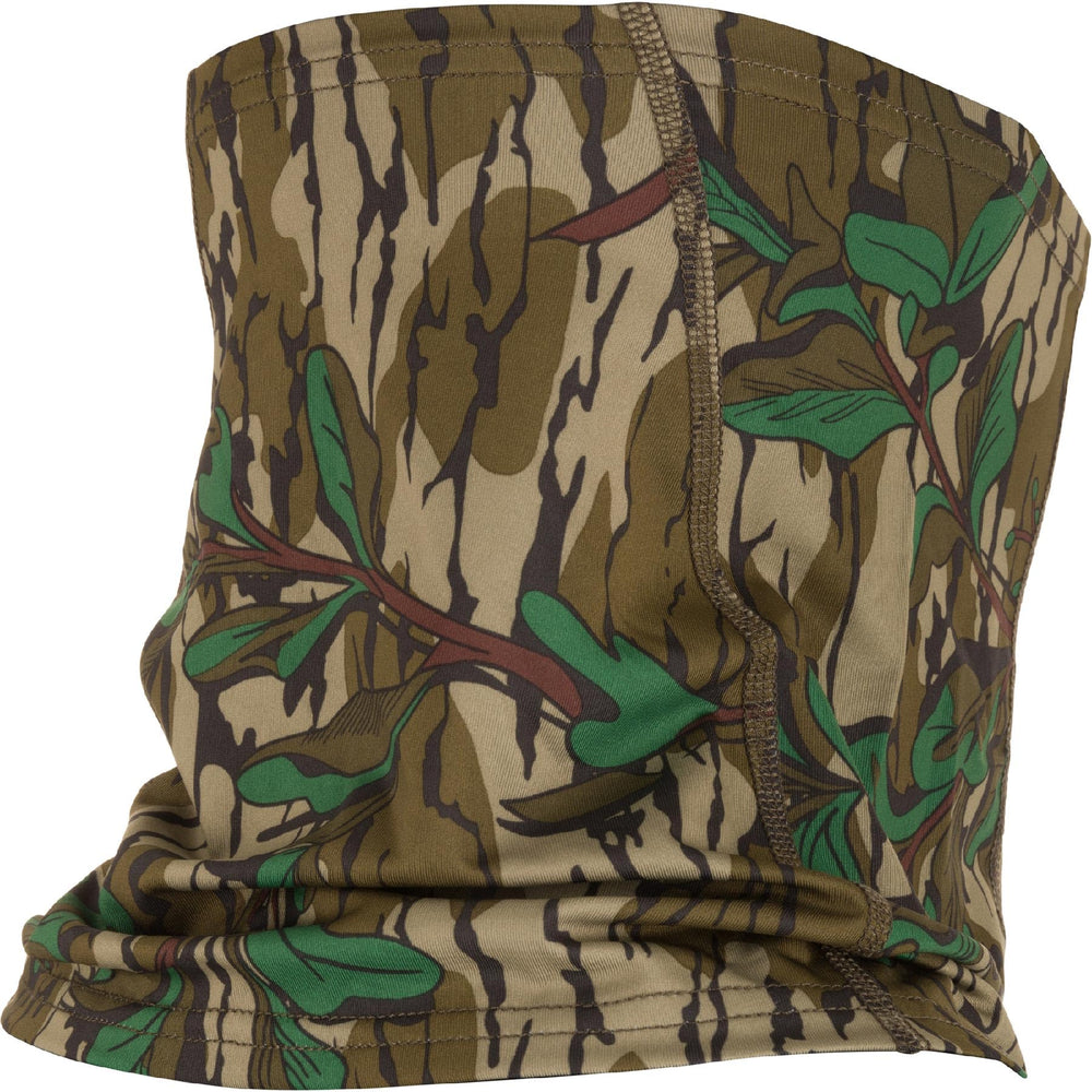 Drake Waterfowl Half Mask Greenleaf, nose perforations for improved airflow during activity