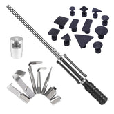 DRAMLOR Paintless Dent Repair Kit slide hammer in action for efficient dent removal.