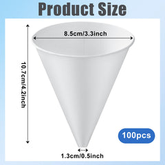Draupnir paper oil funnels close-up showing durable thick paper material for clean pours.