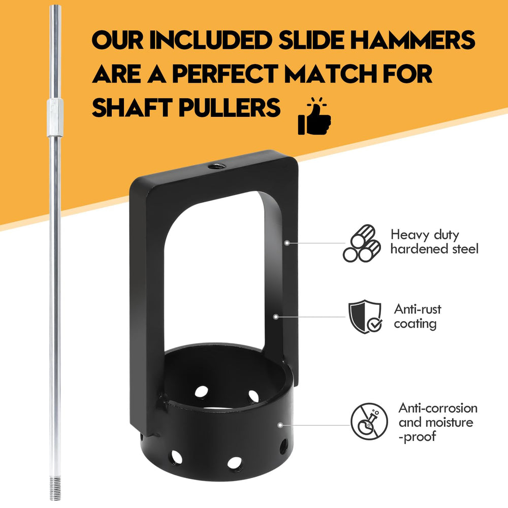 Draviple axle puller adapters set expands vehicle compatibility.