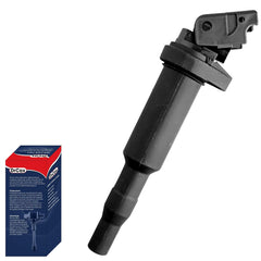 DrCax UF592 ignition coil front view for BMW engines, enhanced ignition reliability.