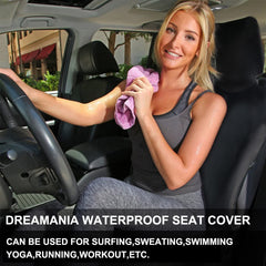 Dreamania seat cover folded storage for compact gym bag packing