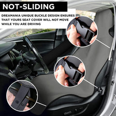 DREAMANIA Side Airbag Safe Design prevents interference with airbags and controls.