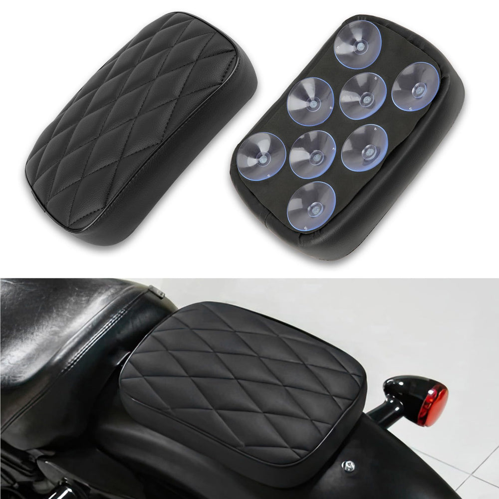 DREAMIZER pillion pad with eight suction cups for secure attachment.