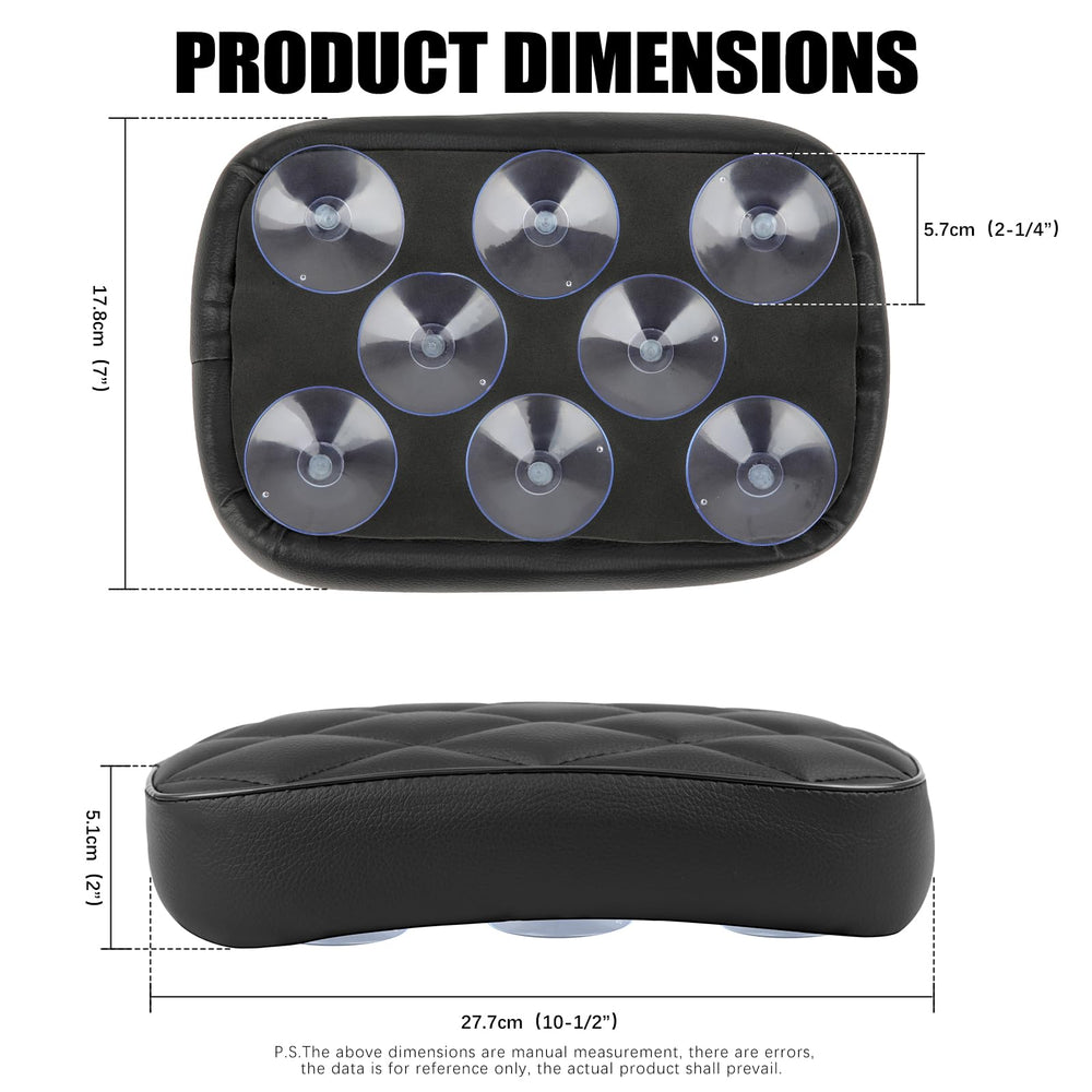 Rectangular pillion pad design fits most seats snugly.