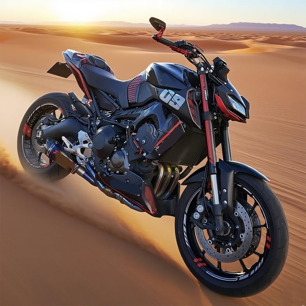 DREAMIZER red bar end mirror on CB500F ideal for city commuting