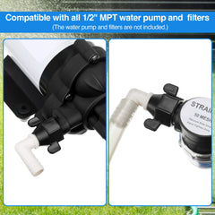 Dreyoo nylon water-pump fittings pack with basic sealing components.
