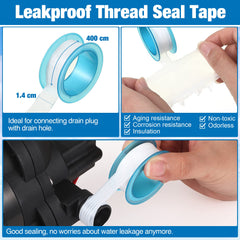 Dreyoo thread seal tape enables leak-free pump connections.