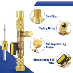 Dreyoo valve cores seal pack highlighting leakage prevention with O-ring seals.