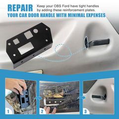 Drieaco door handle kit packaging shows complete rivet set for repair.