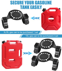 Drieaco Water Tank Mount option keeps accessories organized and accessible