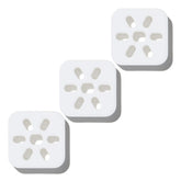 Drift metal vent clip close-up with three refills for long-lasting car fragrance.