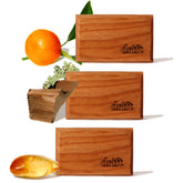 Drift original wood car air freshener on visor for long-lasting freshness