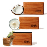 Drift starter kit wooden air freshener with visor clip for long lasting scent