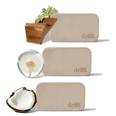 Drift Stone Teak car air freshener delivers warm, lasting scent in the cabin.