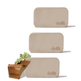 Drift teak stone air freshener refill pack with three blocks for long-lasting fragrance.
