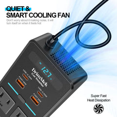 DrimMek 300W inverter compact design fits in your car