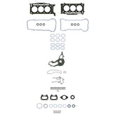 Fel-Pro gasket set close-up on imperfect sealing surfaces, signaling reliable seal during repairs.