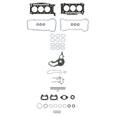 Fel-Pro gasket set close-up on imperfect sealing surfaces, signaling reliable seal during repairs.