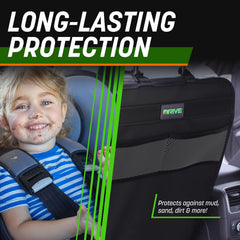 DRIVE AUTO PRODUCTS front-seat wrap-around band shows extra security when needed.