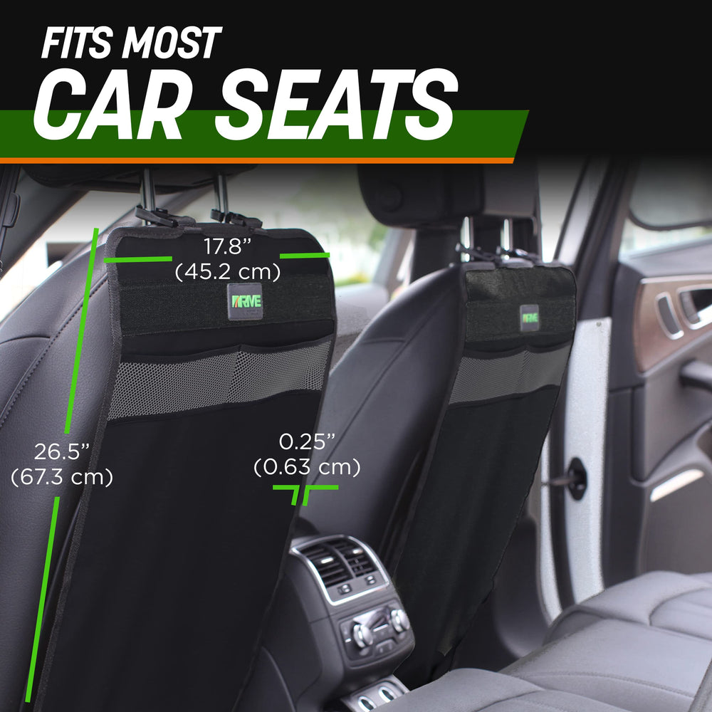 DRIVE AUTO PRODUCTS quick-connect headrest hooks for fast simple installation.