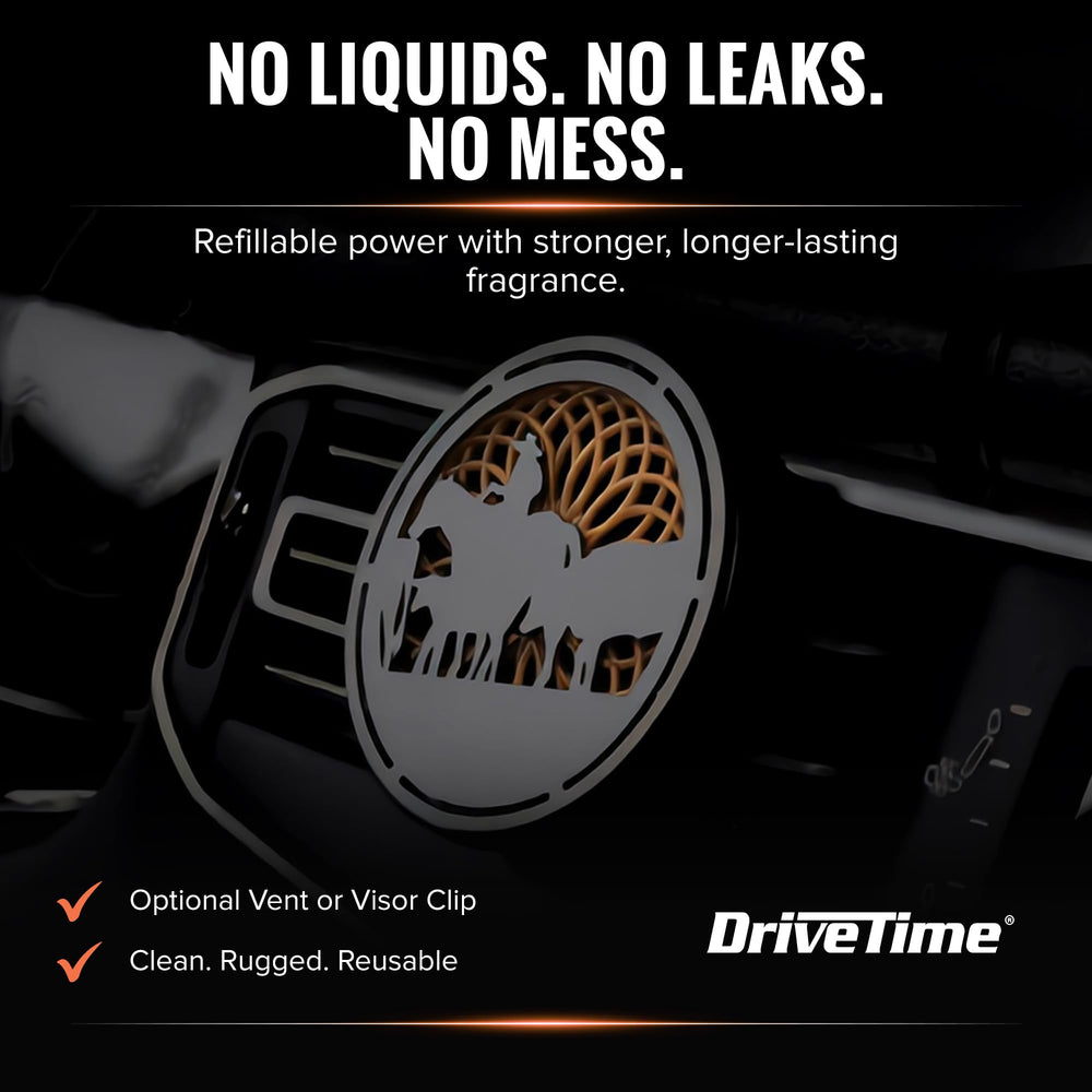 Drive Time Truck Puck odor-control solution for on-the-go freshness.