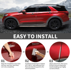 DriveAlly white door edge guard adds subtle defense on light-colored vehicles