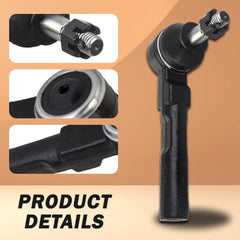 DriveRidge front outer tie rod end for Saturn Aura left view, corrosion-resistant protection.