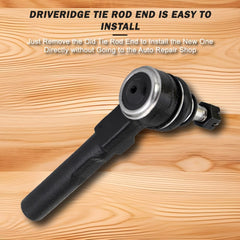 DriveRidge front outer tie rod end for Saturn Aura right view, long-lasting lubrication.