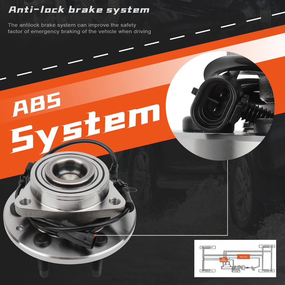DRIVESTAR 6-lug wheel hub with bearing for stable rotation and load handling.