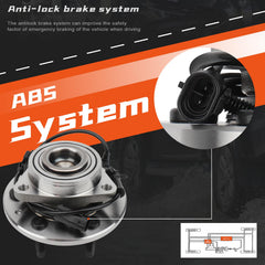 DRIVESTAR 6-lug wheel hub with bearing for stable rotation and load handling.