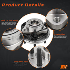 DRIVESTAR ABS-ready hub assembly compatible with common braking systems.