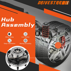 DRIVESTAR front passenger side hub assembly ensuring reliable steering performance.