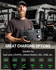 DriveXpwr battery maintainer suitable for trucks and motorcycles