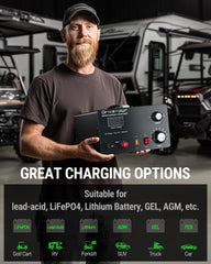 DriveXpwr safety protections image underscores overcharge and short-circuit prevention