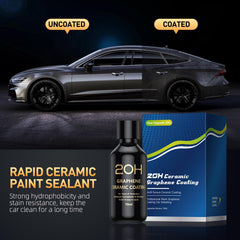 DRONAR-coated paint beads water with hydrophobic protection.