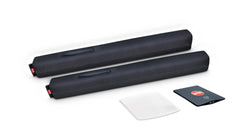 Drop Stop set of 2 with Slide Free Pad and LED light keeps essentials accessible.