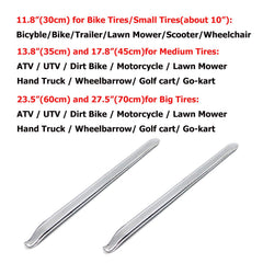 Dr.Roc 13.8-inch tire iron supports mid-size tires with ease.