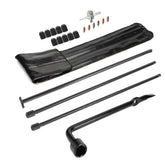 Dr.Roc spare tire tool kit packaging showing durable rustproof design for roadside use
