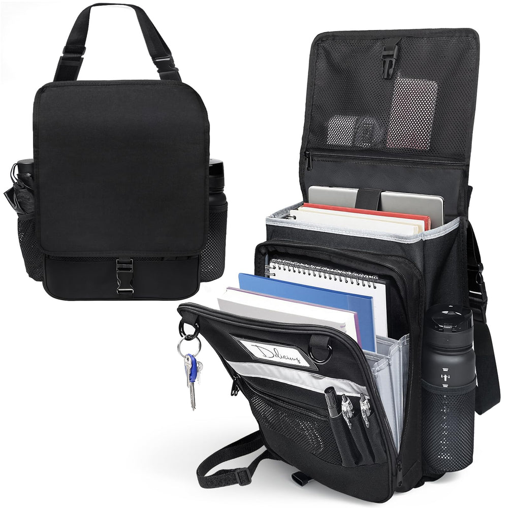 Drsvabze front seat organizer with accordion pocket keeps documents accessible on the go.