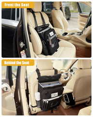 Drsvabze compact 17x13x4 inch size fits most passenger seats.