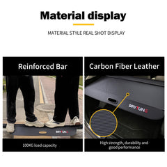 Drytuns cargo cover retractable handle for easy use and storage